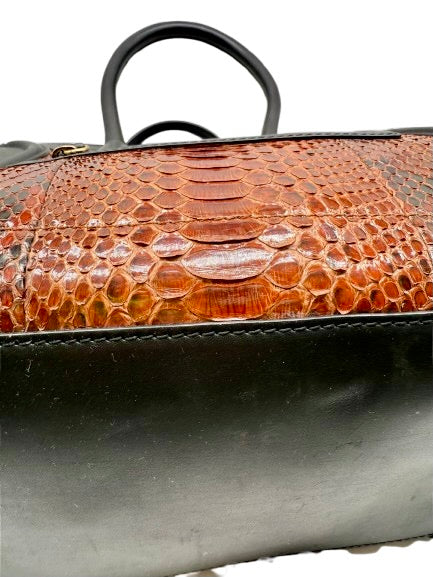 CELINE Luggage Tote – Large Phantom in Genuine Python & Smooth Calfskin