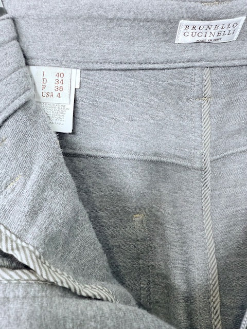 Brunello Cucinelli Grey Lounge Pants- Size 4