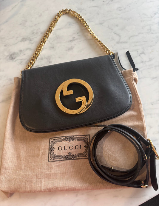 Gucci Blondie Shoulder Bag with interlocking G's