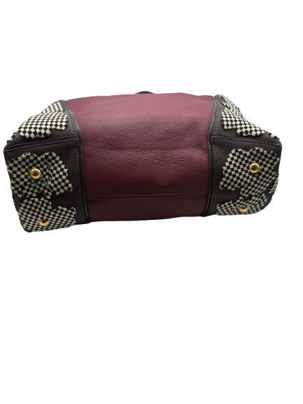Louis Vuitton Sofia Coppola SC Bag PM – Burgundy Leather & Damier Graphic Sides