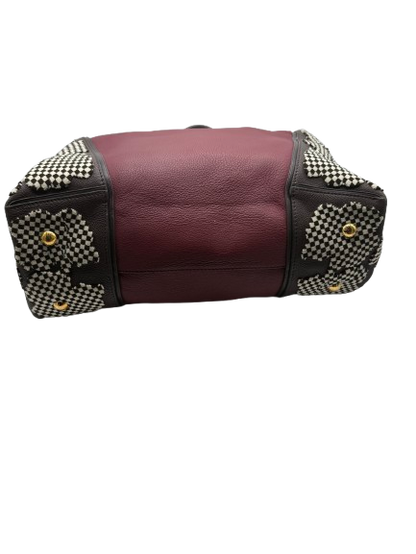 Louis Vuitton Sofia Coppola SC Bag PM – Burgundy Leather & Damier Graphic Sides