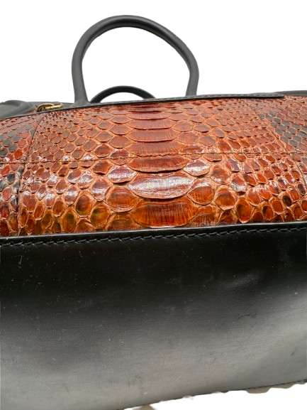 CELINE Luggage Tote – Large Phantom in Genuine Python & Smooth Calfskin