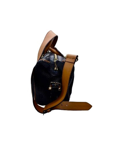 Burberry Leather Barrel Satchel