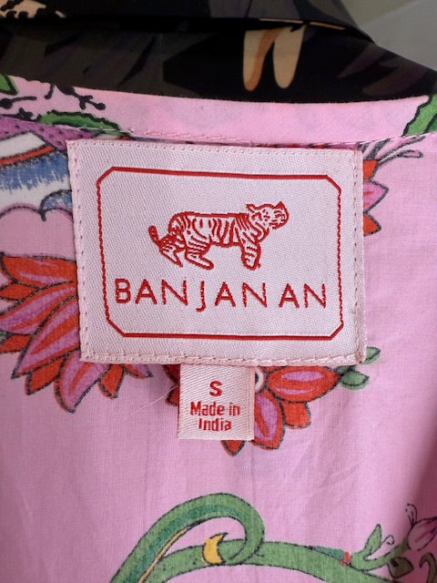 Banjanan Floral Tiered Maxi Dress – Size Small