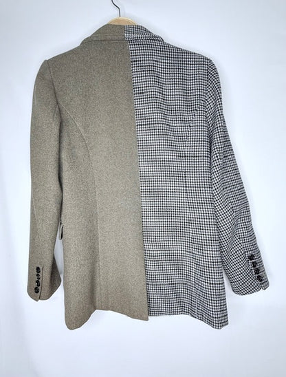 Rails Mixed Fabric Houndstooth Blazer- Size XS