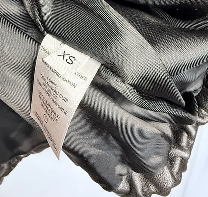 Markoo Leather Cropped Jacket Size XS