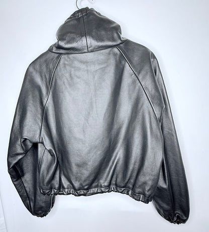 Markoo Leather Cropped Jacket Size XS
