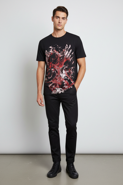 Just Cavalli Graphic T-Shirt- Size Men's XXL