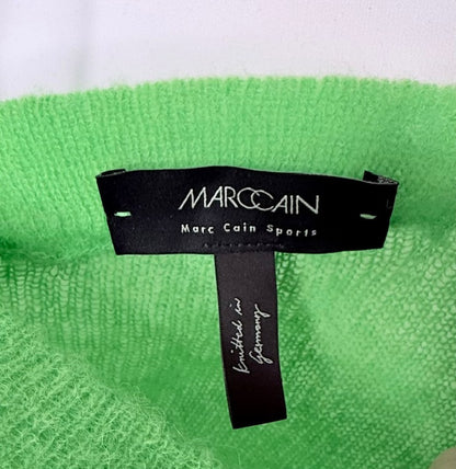 Marc Cain Green Fuzzy Knit Sweater – Size Small