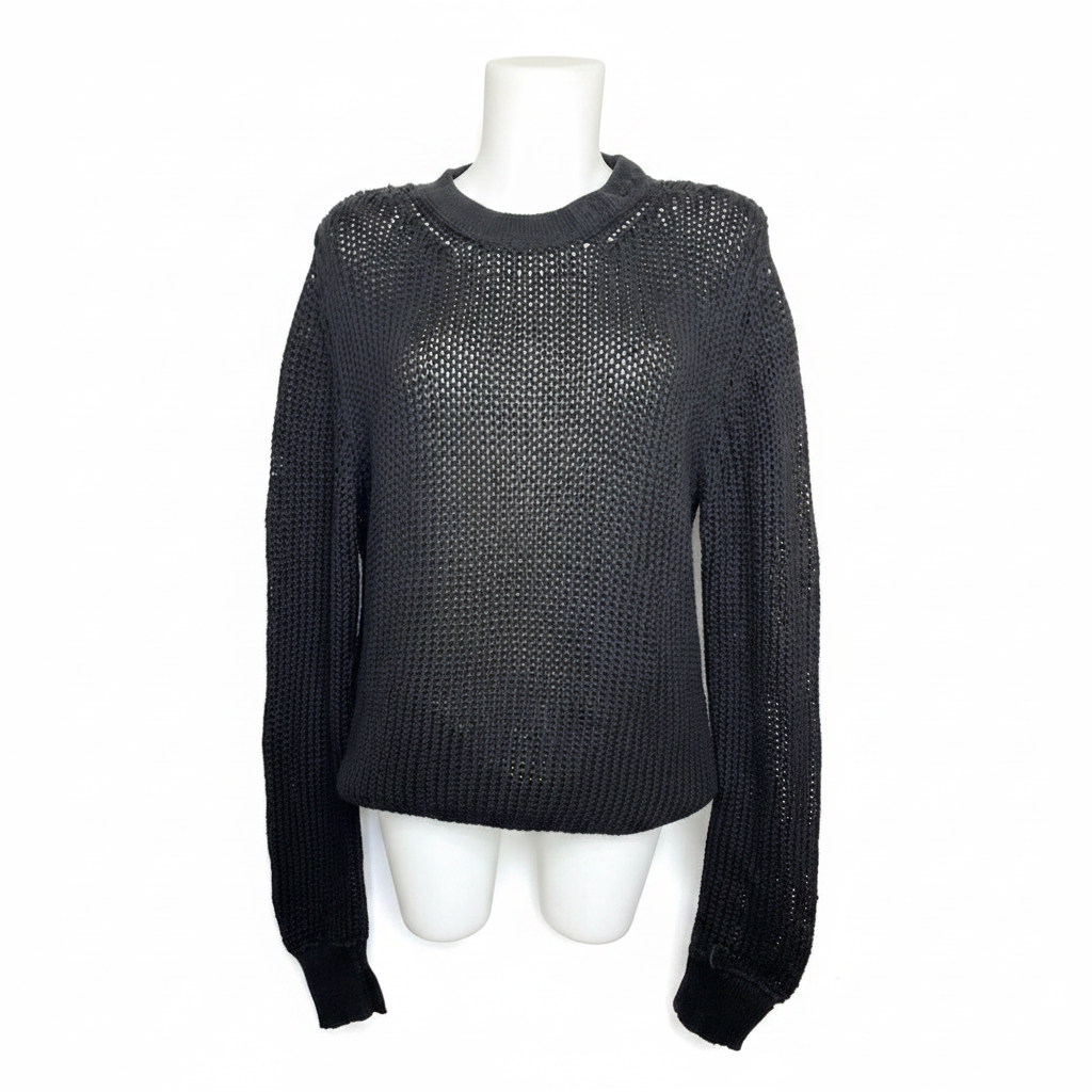 Diesel Black Gold Open Knit Sweater- Size Large