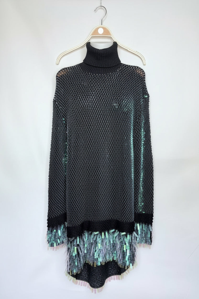 Alexander McQueen Sequin Fringe Dress Size S/6