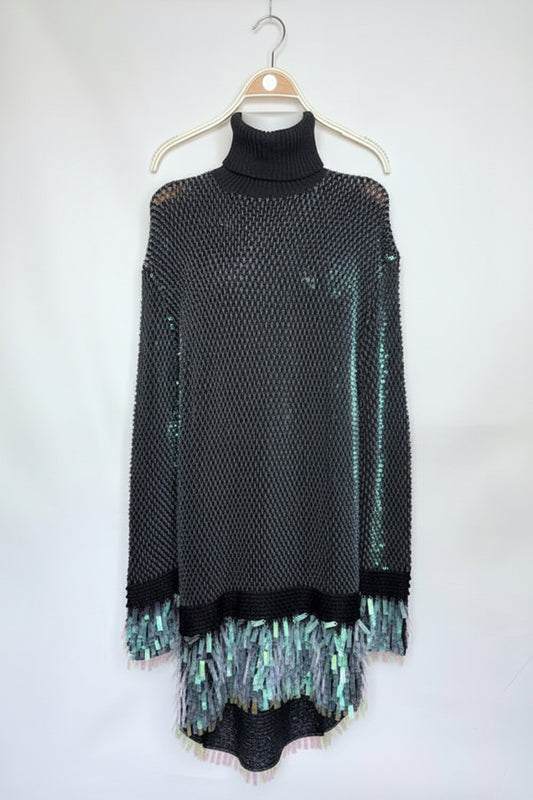 Alexander McQueen Sequin Fringe Dress Size S/6