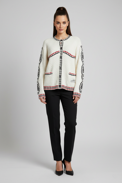 Andersson Bell (ADSB) Textured Knit Cardigan-Size Small