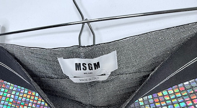 MSGM Iridescent Sequin Leggings- Size Small
