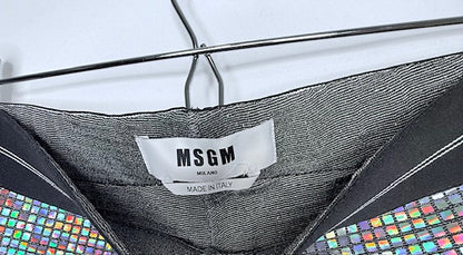 MSGM Iridescent Sequin Leggings- Size Small
