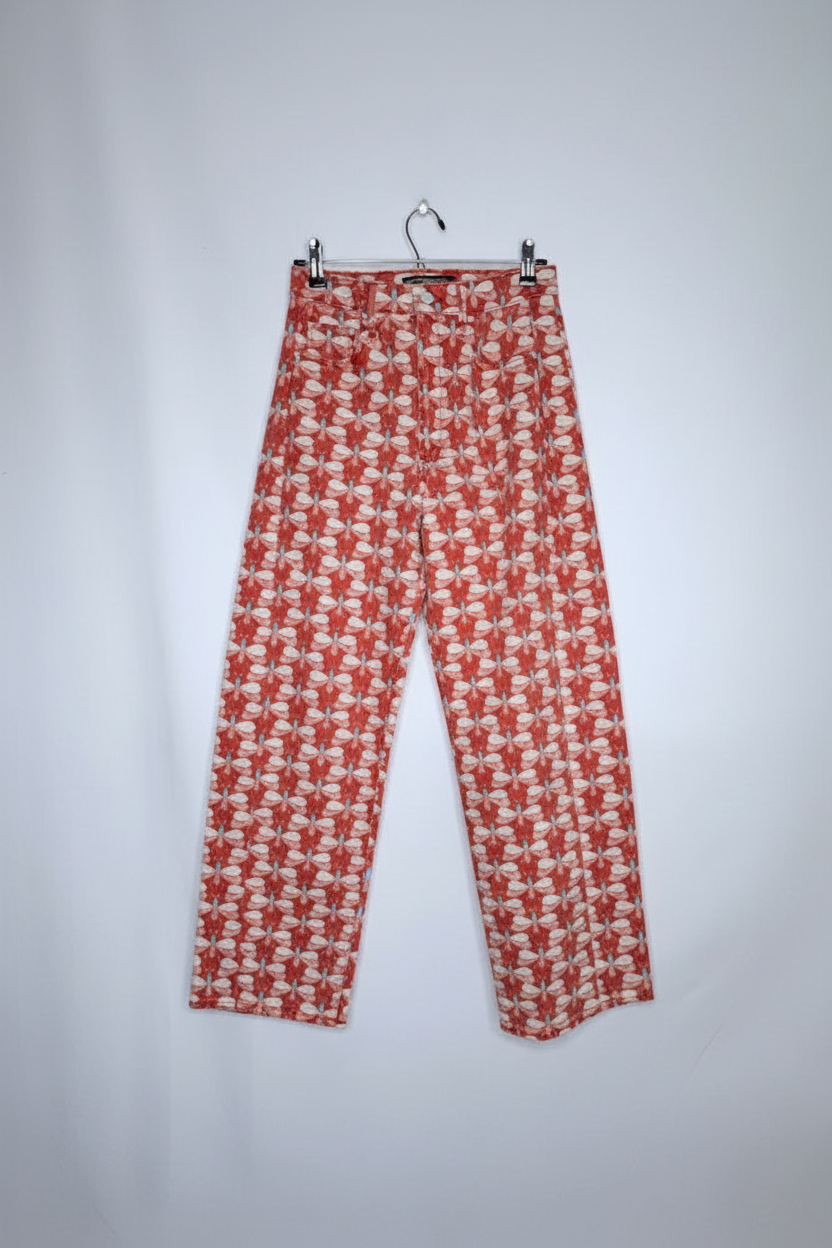 Mother “The Double J” Printed Denim Pants Size 28