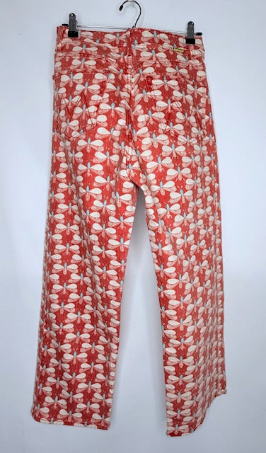 Mother “The Double J” Printed Denim Pants Size 28