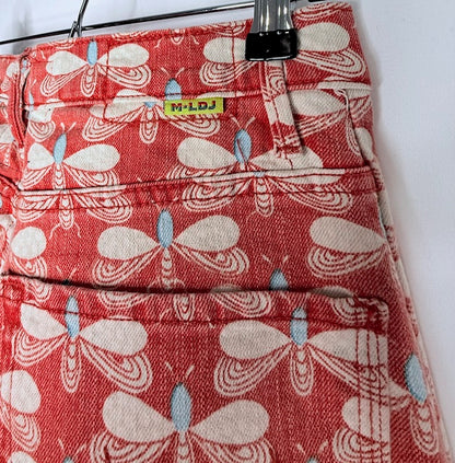 Mother “The Double J” Printed Denim Pants Size 28