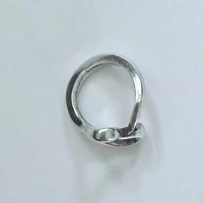 Tiffany Elsa Peretti open heart ring size 5