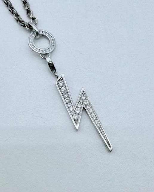 Thomas Sabo Sterling Silver Lightning Bolt Necklace