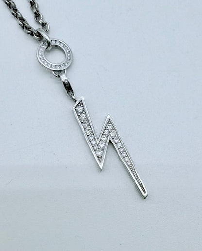 Thomas Sabo Sterling Silver Lightning Bolt Necklace