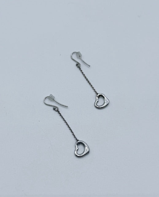 Tiffany & Co. Elsa Peretti Open Heart Drop Earrings