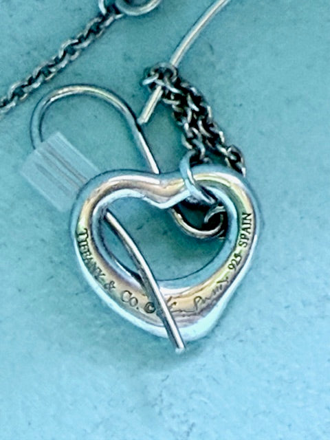 Tiffany & Co. Elsa Peretti Open Heart Drop Earrings