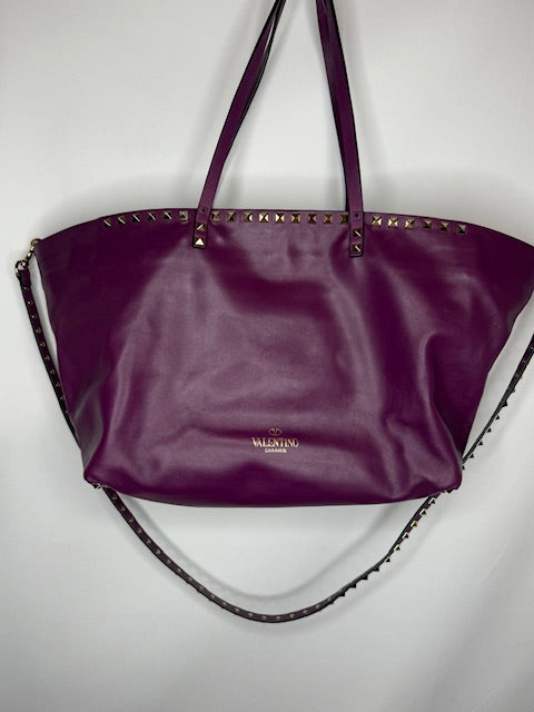 Valentino Garavani Rockstud Large Leather Tote
