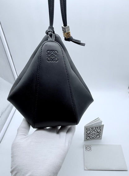 Loewe Mini Hammock Hobo in Classic Calfskin