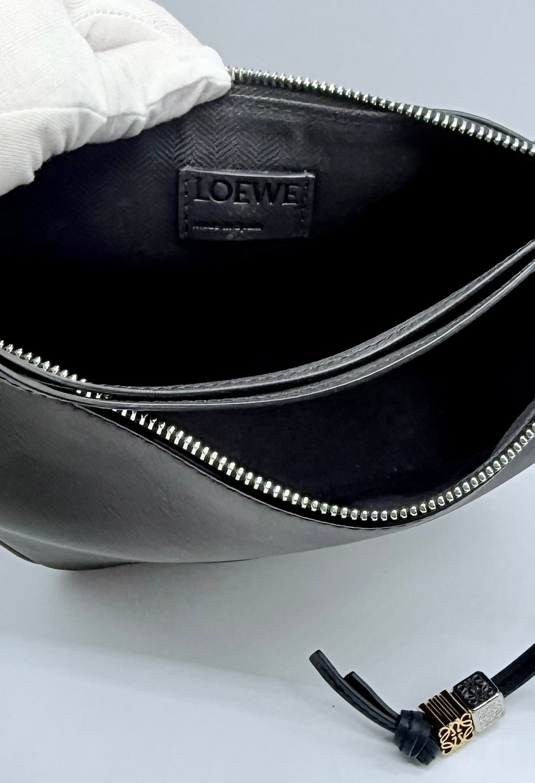 Loewe Mini Hammock Hobo in Classic Calfskin