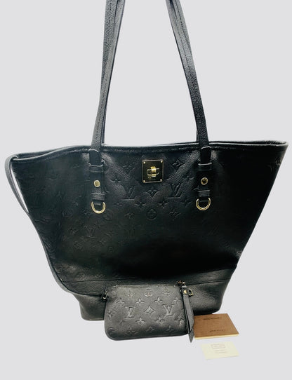 Louis Vuitton Monogram Empreinte Large Tote with Pouch
