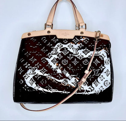 Louis Vuitton Vernis Brea GM – Amarante Patent Leather