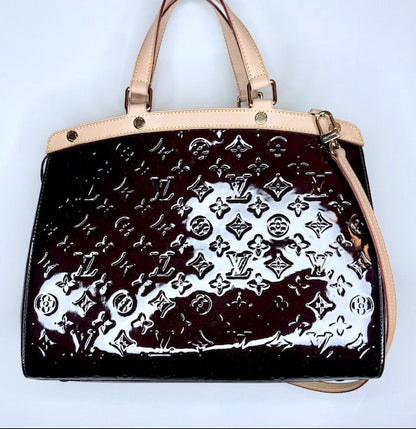 Louis Vuitton Vernis Brea GM – Amarante Patent Leather
