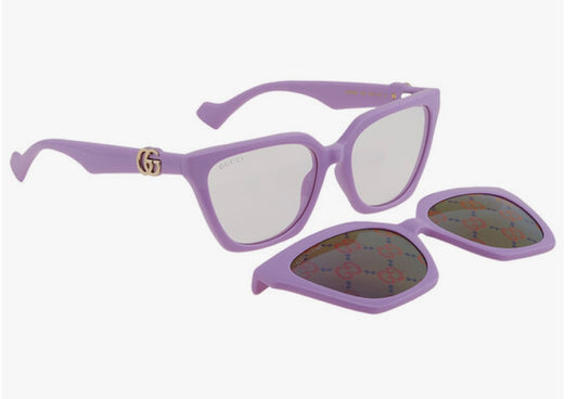 Gucci Optical Frames with Magnetic Clip-on Sunglasses