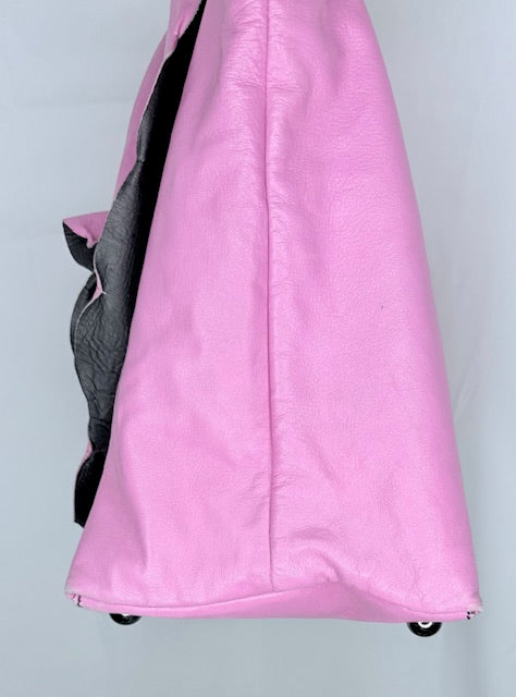 Valentino Garavani Rose Appliqué Leather Tote