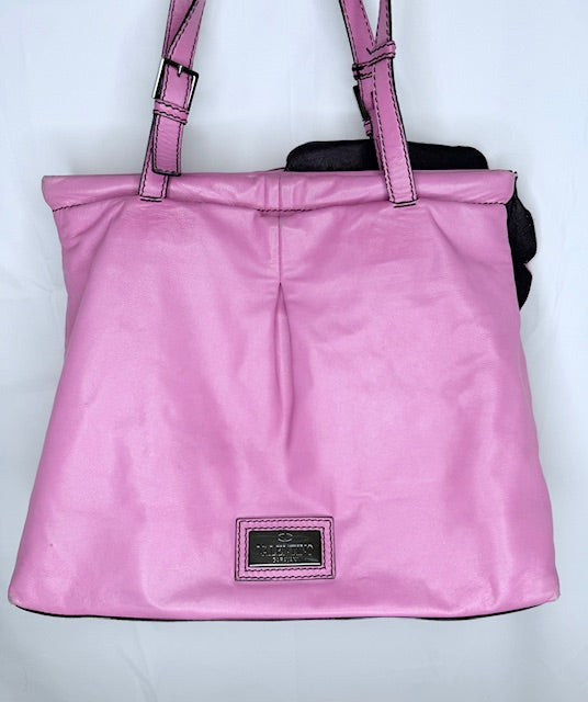 Valentino Garavani Rose Appliqué Leather Tote