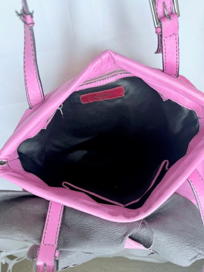 Valentino Garavani Rose Appliqué Leather Tote