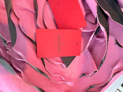 Valentino Garavani Rose Appliqué Leather Tote