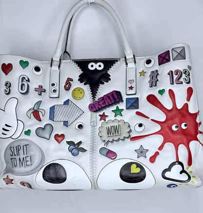 Anya Hindmarch – Ebury “Eyes” Tote with Stickers