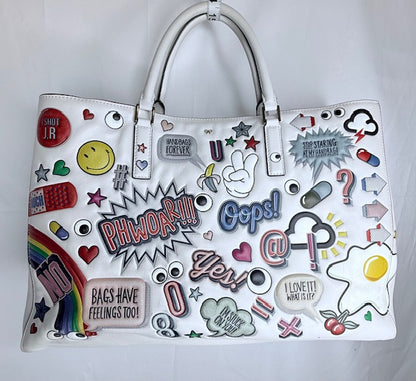 Anya Hindmarch – Ebury “Eyes” Tote with Stickers