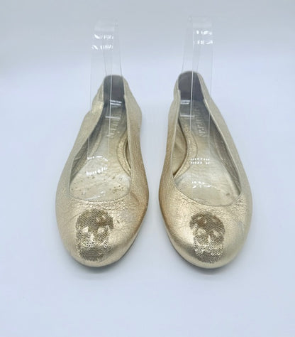 Alexander McQueen Skull Cap Ballet Flats Size EU 38