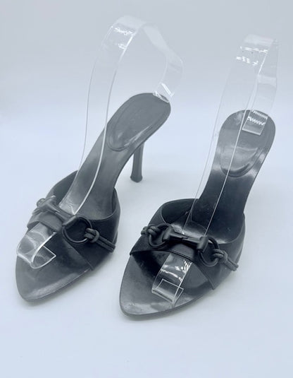 Gucci Horsebit Leather Mule Heels Size EU38