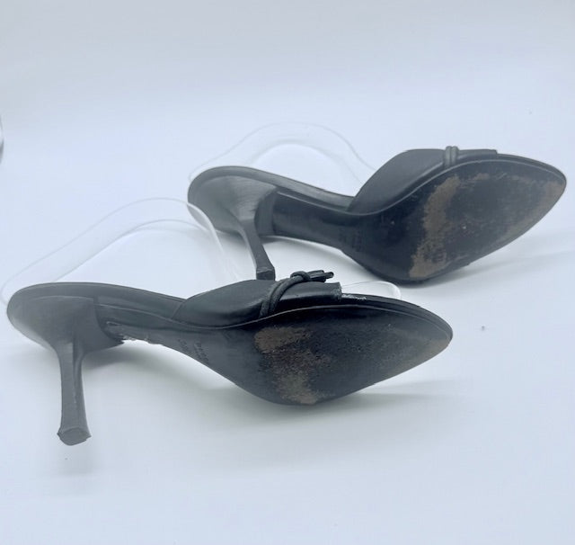 Gucci Horsebit Leather Mule Heels Size EU38