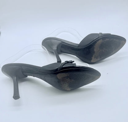 Gucci Horsebit Leather Mule Heels Size EU38