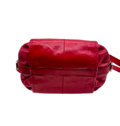 Tods Red Leather Satchel