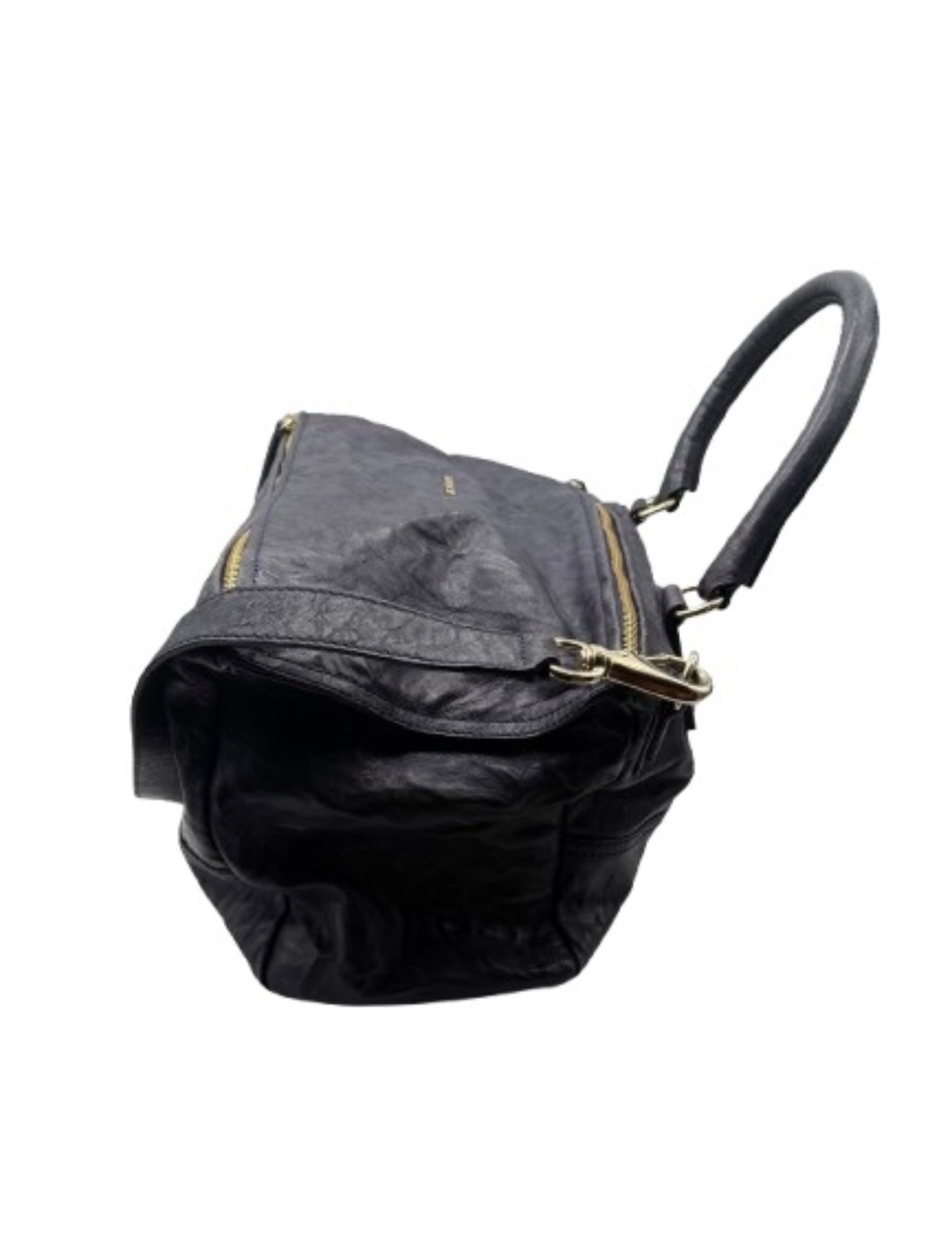 GIVENCHY Pandora – Distressed Black Leather