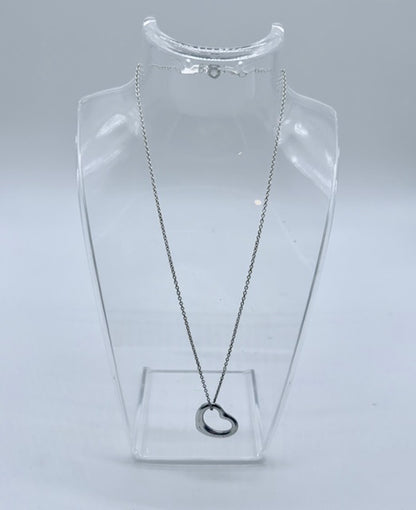 Tiffany & Co. Elsa Peretti Open Heart Pendant and Necklace