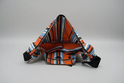 Prada Canapa Baiadera Tote Canvas Shoulder Bag